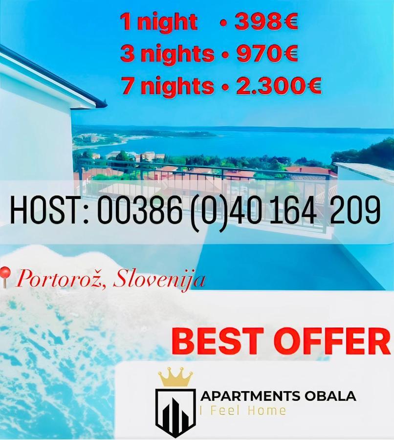 Apartma Portorož Eksteriør bilde